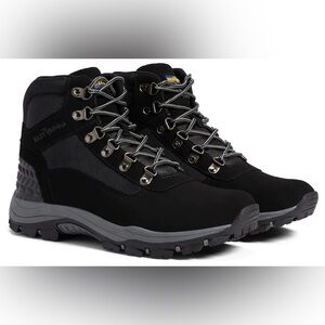 Men's Black Hiking Boots - Rugged Outdoor Support